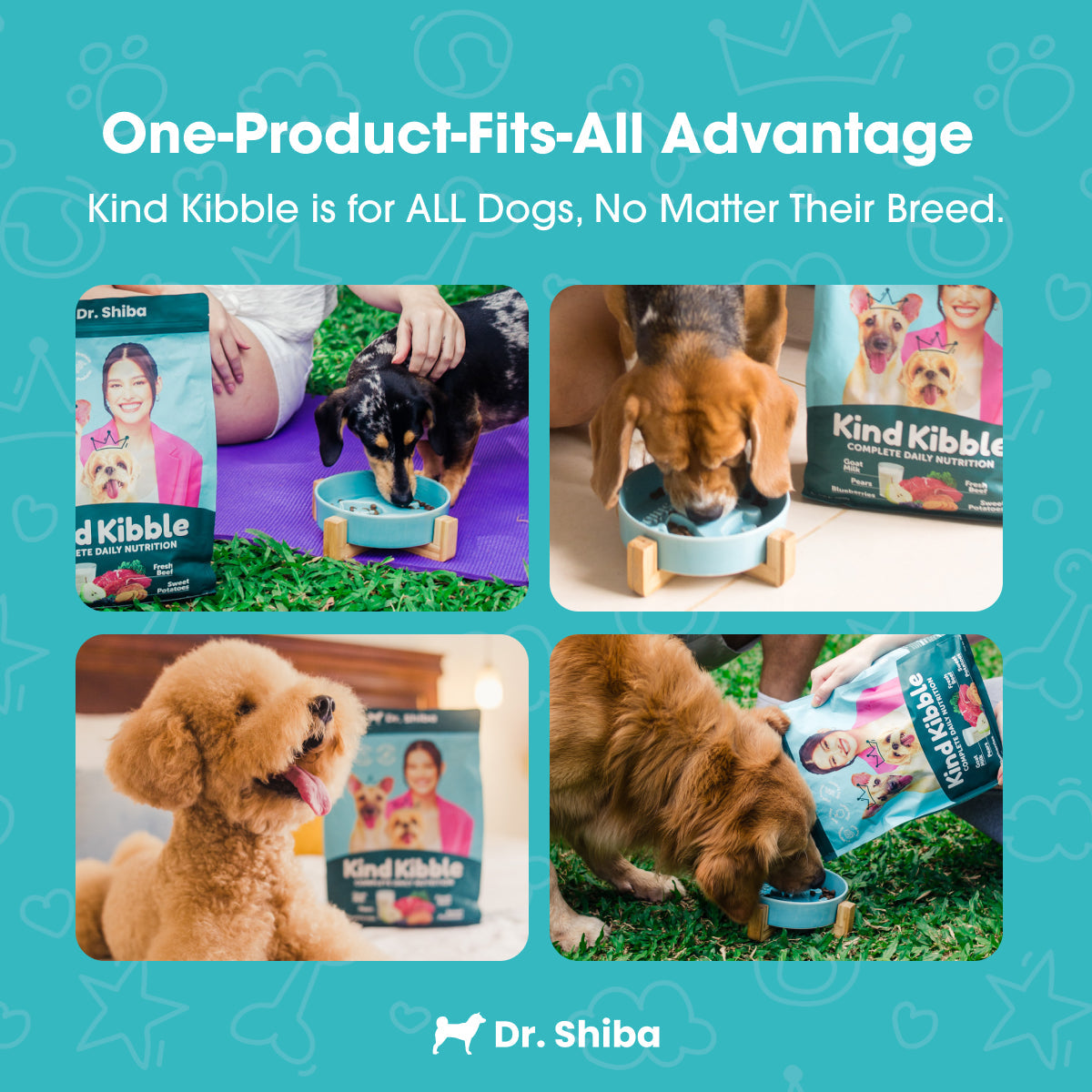 1.5kg Dr. Shiba's Kind Kibble - Balanced & Complete Daily Nutrition for Dogs