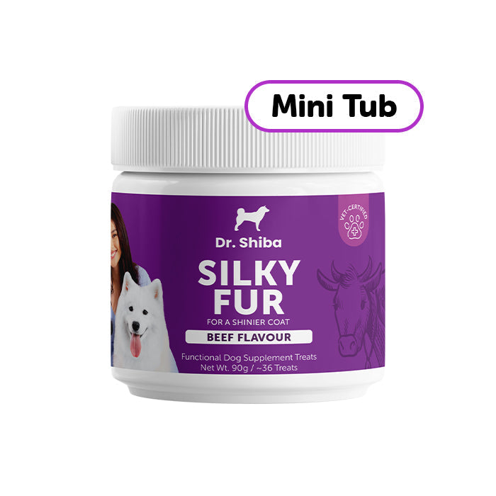Silky Fur - Mini Tub - Dog Supplement Treats For A Healthy Coat