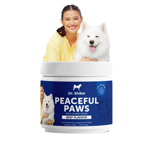 Peaceful Paws -  Dog Supplement Treats For A Calm Canine
