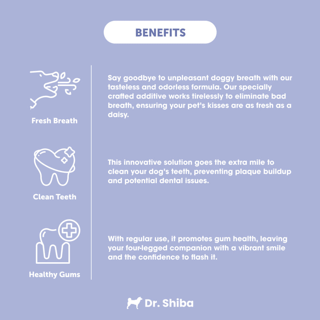 Breezy Breath - Dental Water Additive for Better Doggy Oral Health