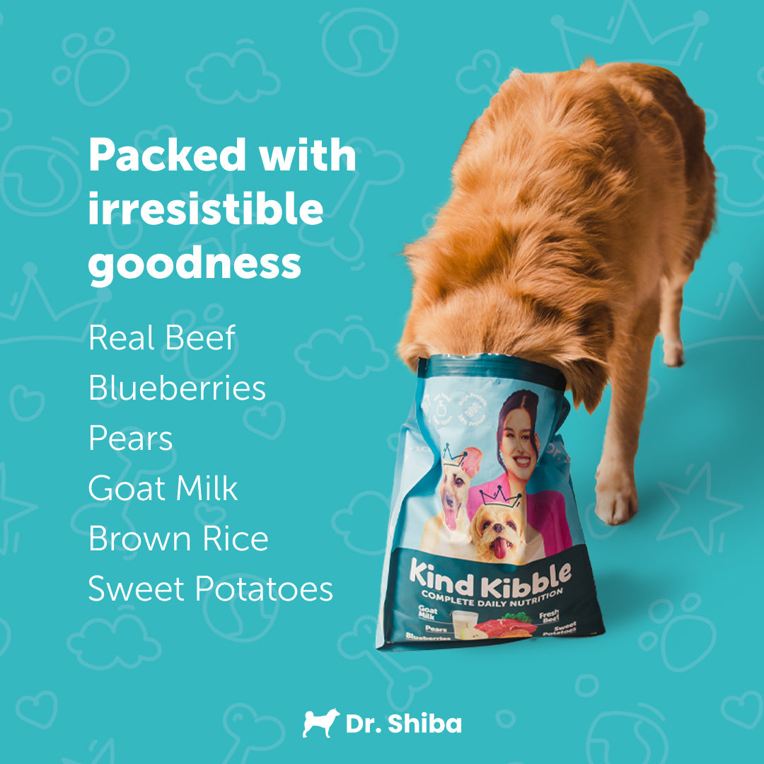 8kg Dr. Shiba's Kind Kibble - Balanced & Complete Daily Nutrition for Dogs