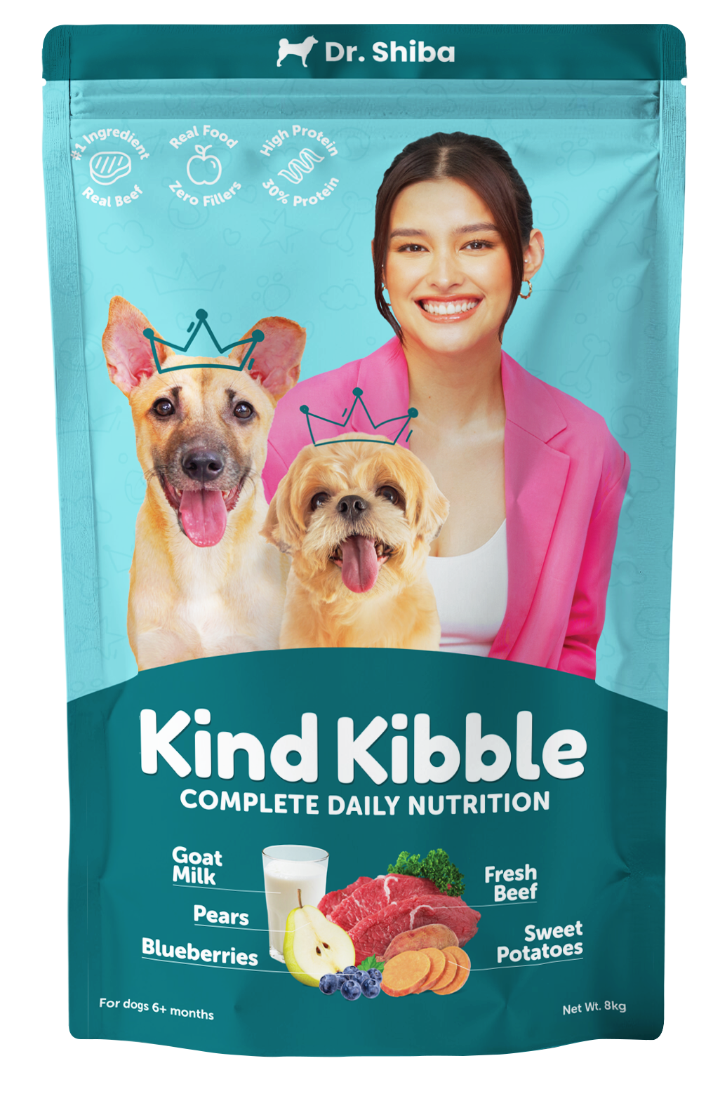 8kg Dr. Shiba's Kind Kibble - Balanced & Complete Daily Nutrition for Dogs