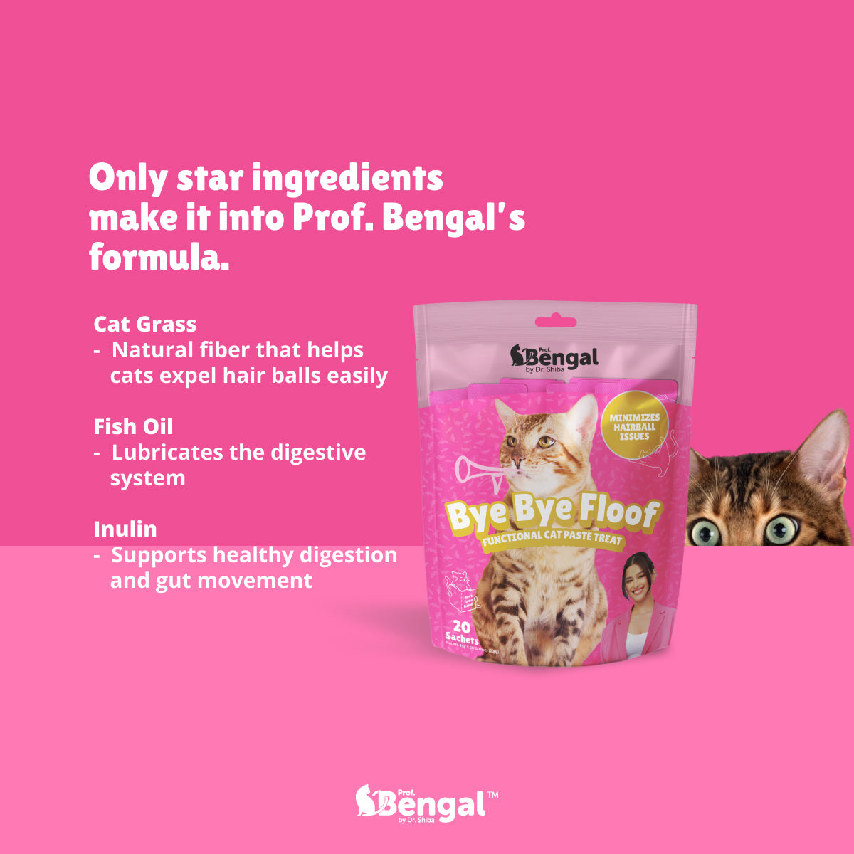 10+2 Prof. Bengal Cat Paste - Bye Bye Floof