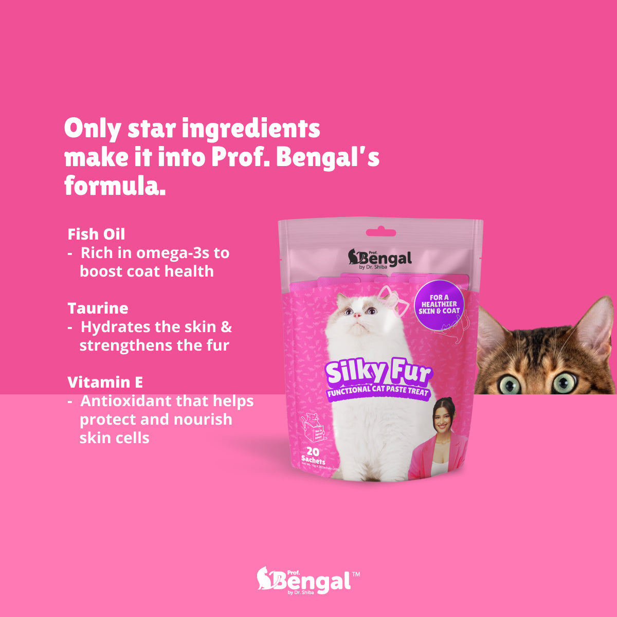 10+2 Prof. Bengal Cat Paste - Silky Fur