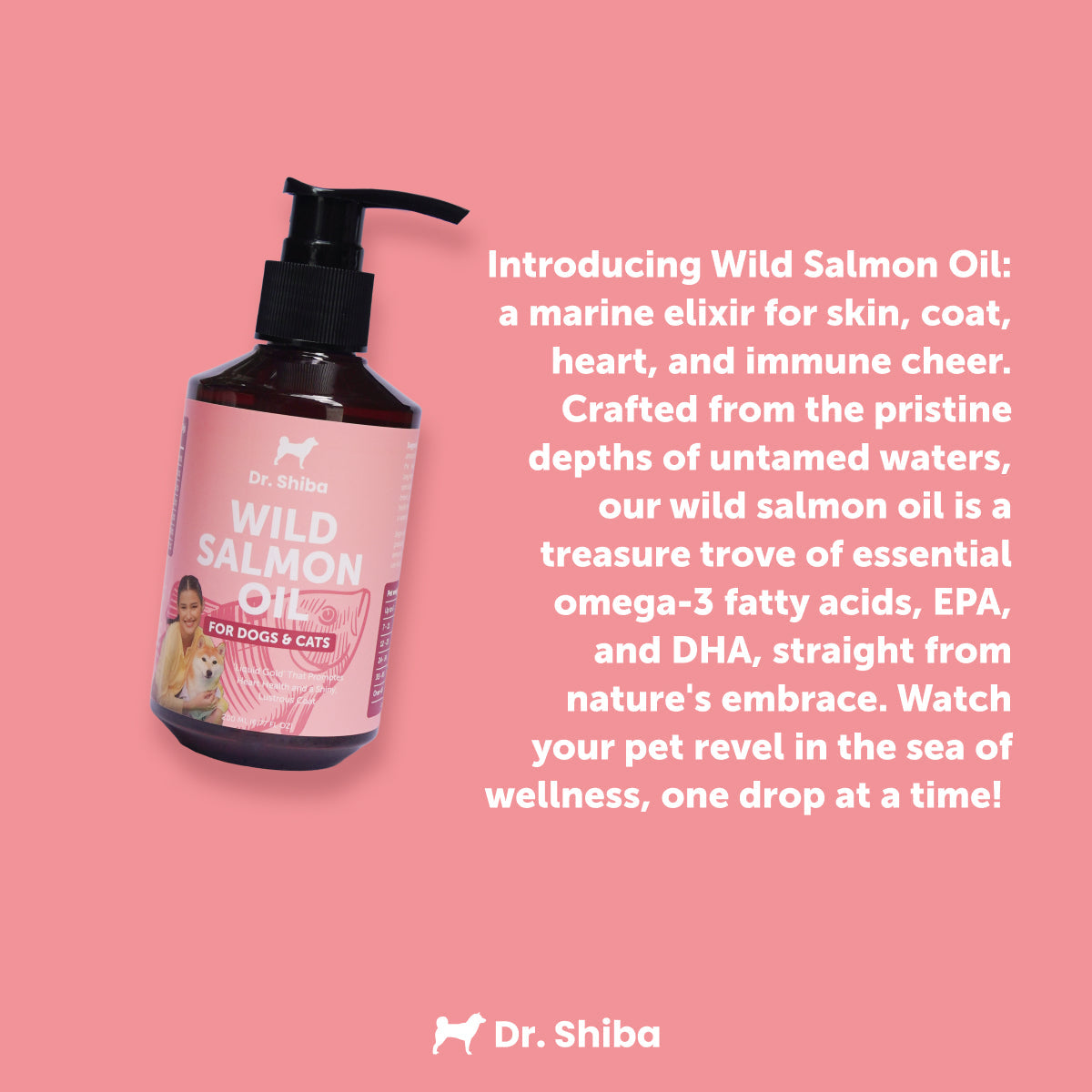 Wild Salmon Oil - Marine Elixir for the Skin, Coat, Heart and Immune System