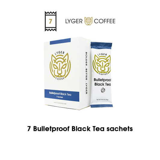 Lyger Bulletproof Black Tea Flavour (7 sachets)