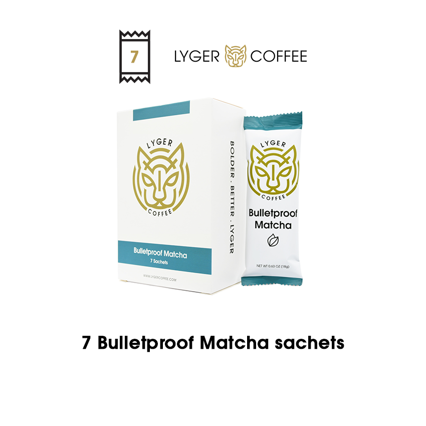 Lyger Bulletproof Matcha Flavour (7 sachets)